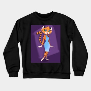 Tiger Lady Crewneck Sweatshirt